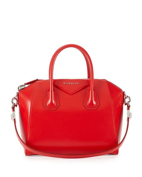 givenchy antigona bag red mini|Givenchy antigona mini top handle bag.